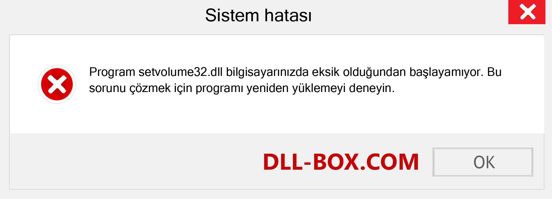 setvolume32.dll dosyası eksik mi? Windows 7, 8, 10 için İndirin - Windows'ta setvolume32 dll Eksik Hatasını Düzeltin, fotoğraflar, resimler